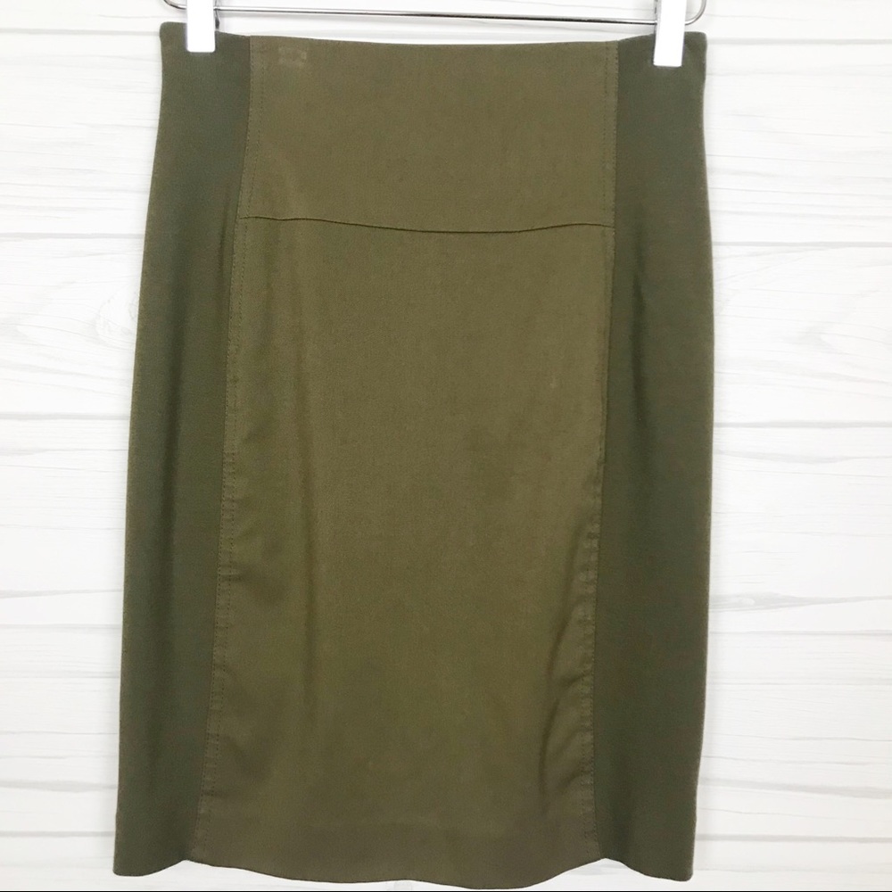 Bebe Forest Green Skirt
